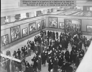 Gaucho Life Exhibit Opening in National Gallery of Art, 1933