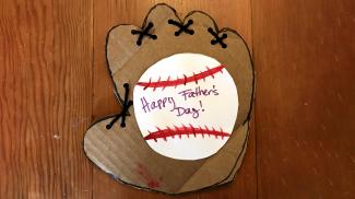 Blog - Father's Day, Baseball Glove card