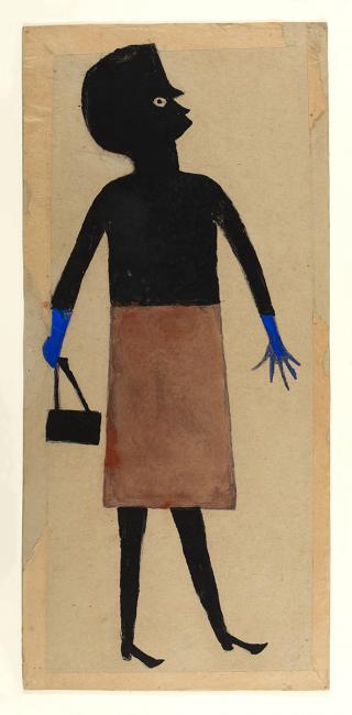 Stop 14 – Diana Baird N’Diaye on "Woman, Blue Gloves, Brown Skirt"