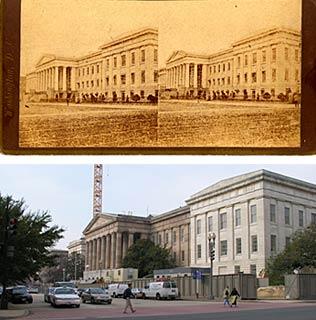 Old Patent Office Building Then and Now