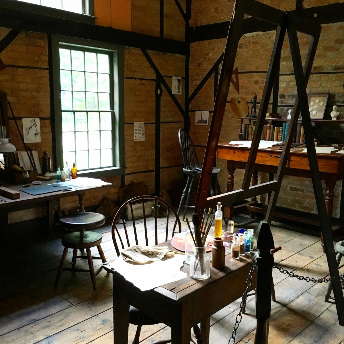 Studio belonging to Hudson River School painter Thomas Cole