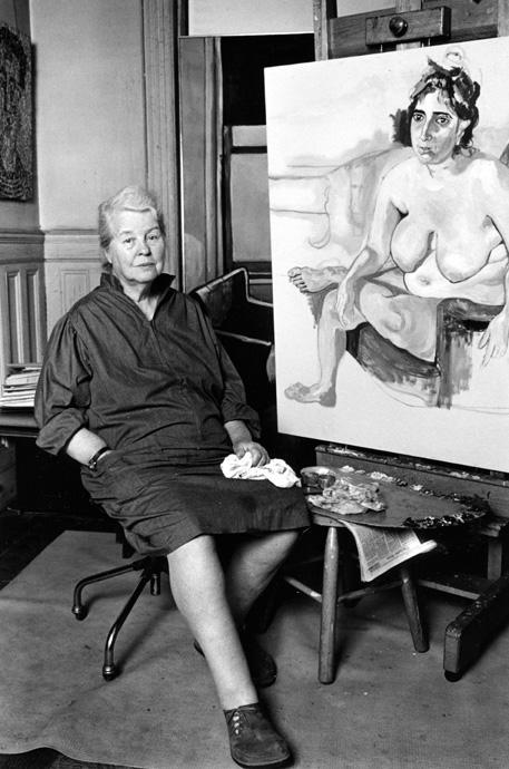 Bio Image - Alice Neel Photo of Alice Neel by Lynn Gilbert in 1976