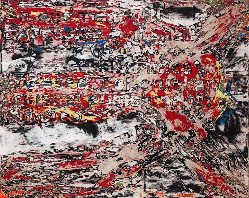 Splash Image - Conversation Piece: Mark Bradford's Amendment #8