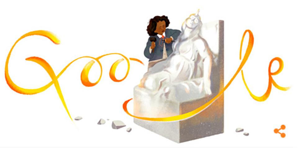 Splash Image - Let's Begin Black History Month with Edmonia Lewis' Google Doodle