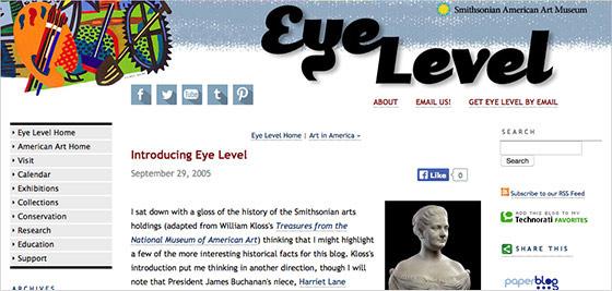 Splash Image - Eye Wonder: Ten Years of Blogging at SAAM