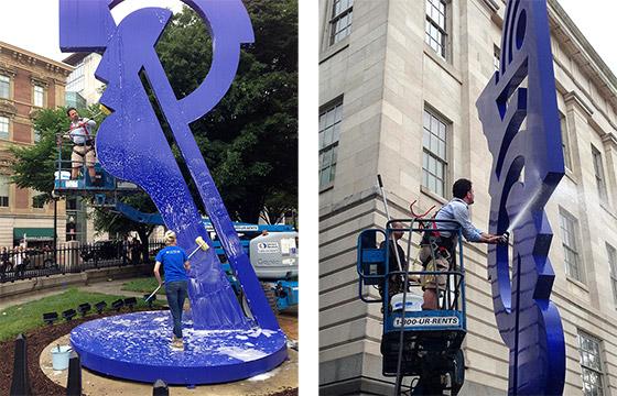 Blog Image 3 - Cleaning Roy Lichtenstein's Modern Head Blog Image 3 - Cleaning Roy Lichtenstein's Modern Head