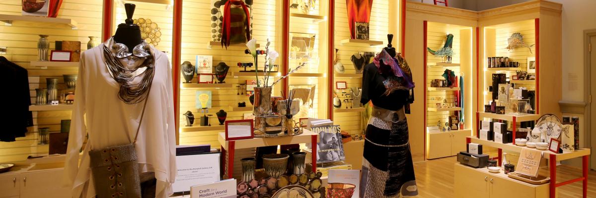 This is an image inside the gift shop at the Renwick Gallery. 