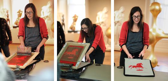 Luce Silkscreen Demonstration