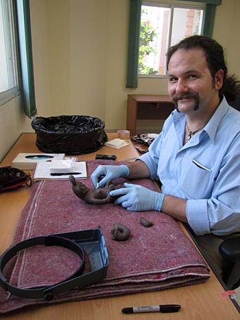 Conservator Hugh Shockey in Haiti