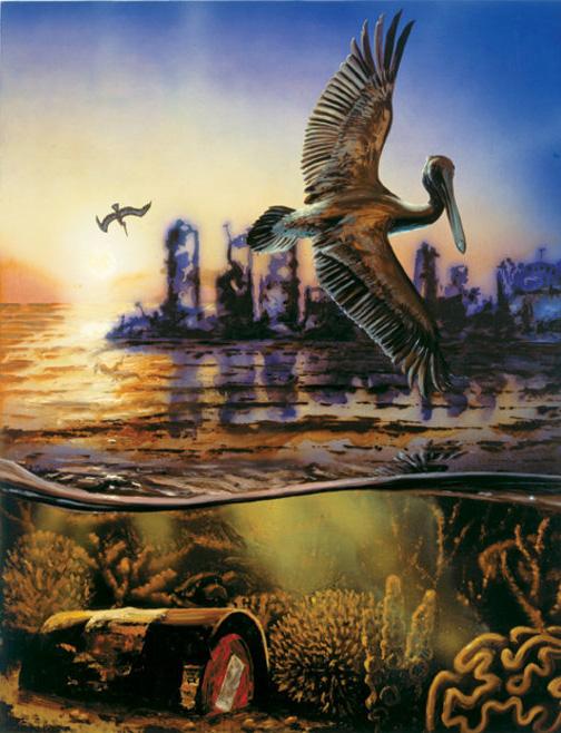 Alexis Rockman; The Pelican