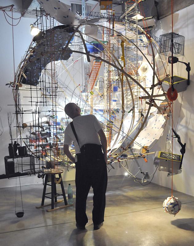 Sarah Sze, 360 (Portable Planetarium)