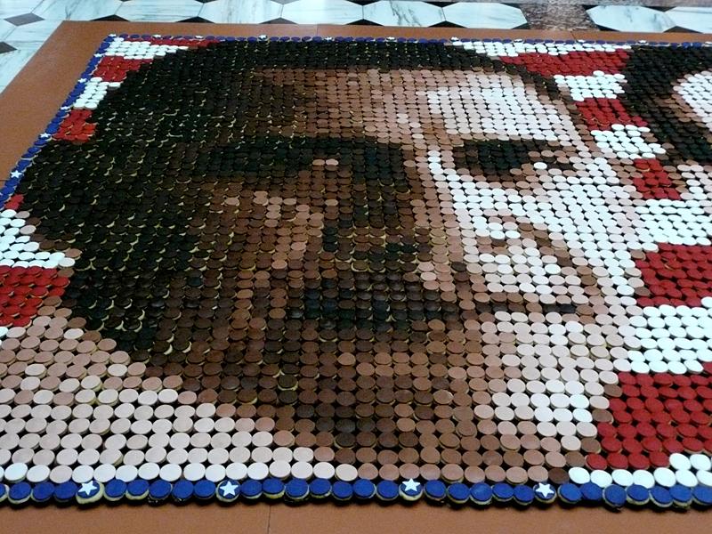 Obama in cupcakes