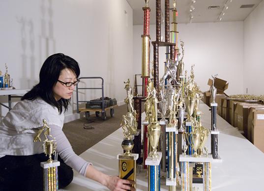 Jean Shin Installing Show