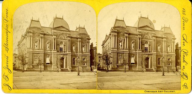 Stereograph of the Renwick Gallery, date unknown