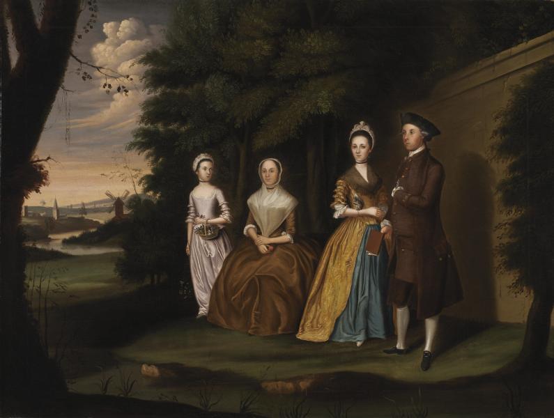 The Wiley Family, painted in 1771, by William Williams
