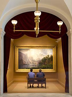 People Looking at Art