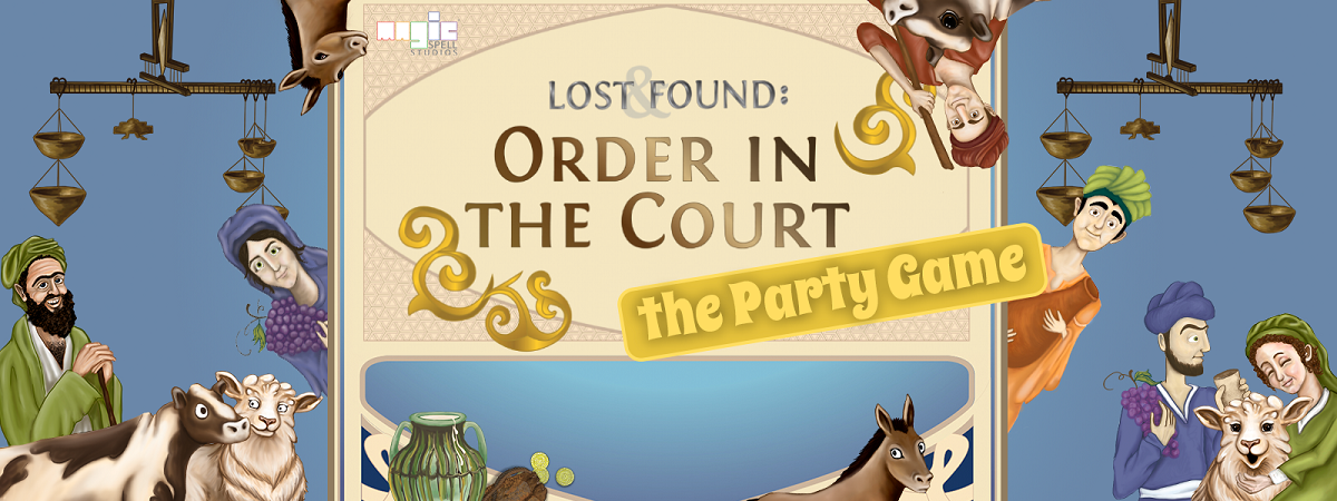 A screen shot of the graphic for Order in the Court