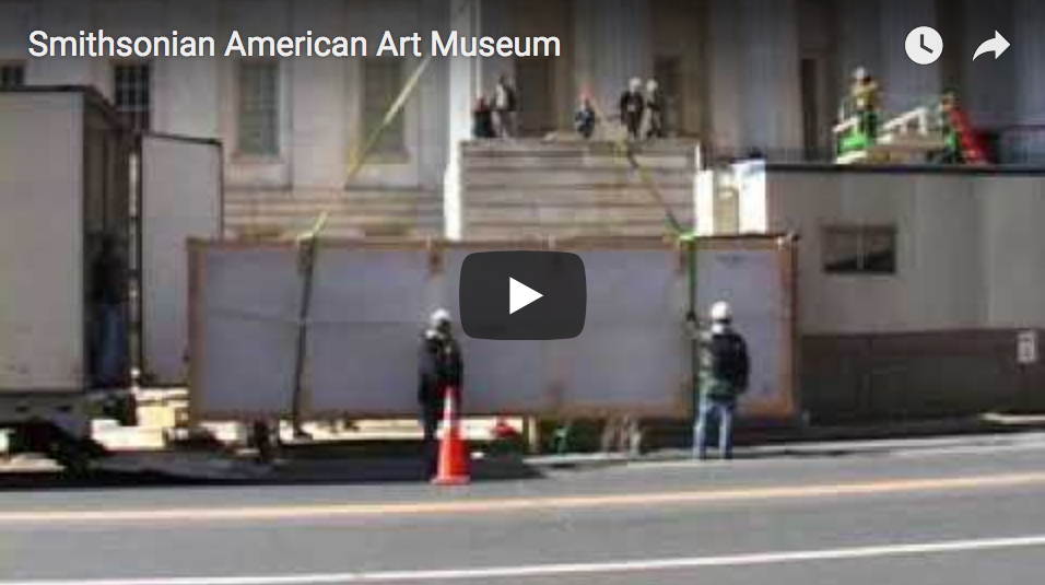 How to get a large artwork into the museum