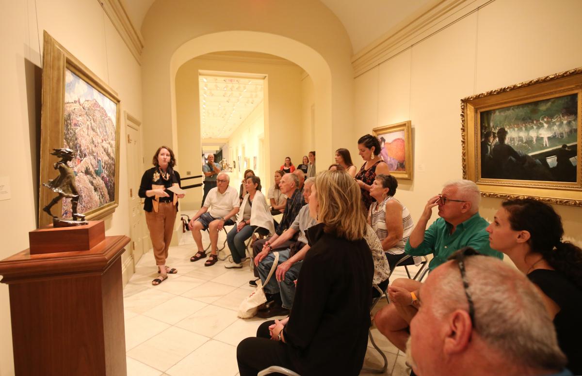 This is an in gallery shot of art bites at the Smithsonian American Art Museum.