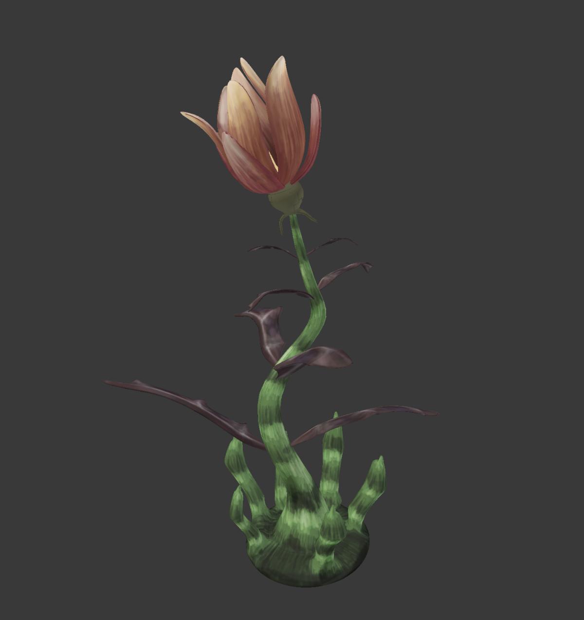 A digital reproduction of a flower.