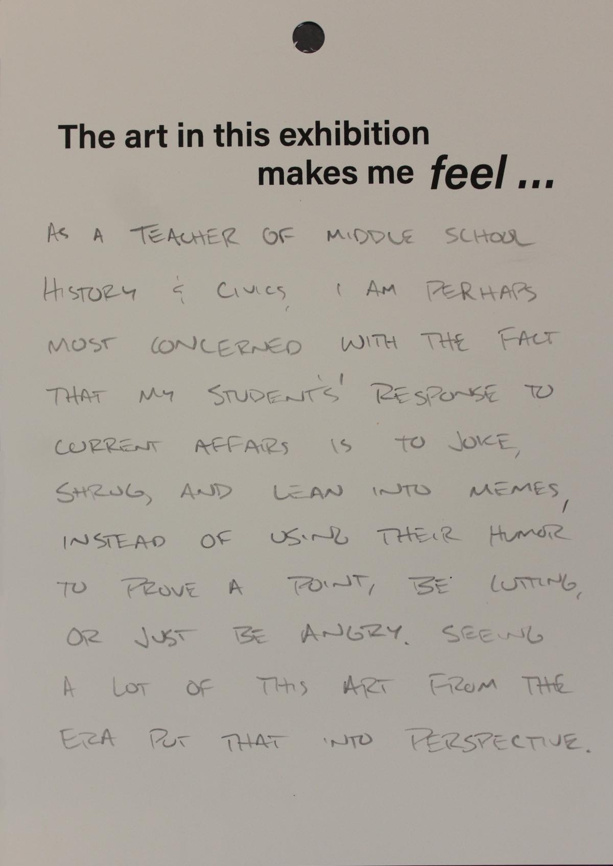 A history teacher describes how students reply on memes to express how they feel