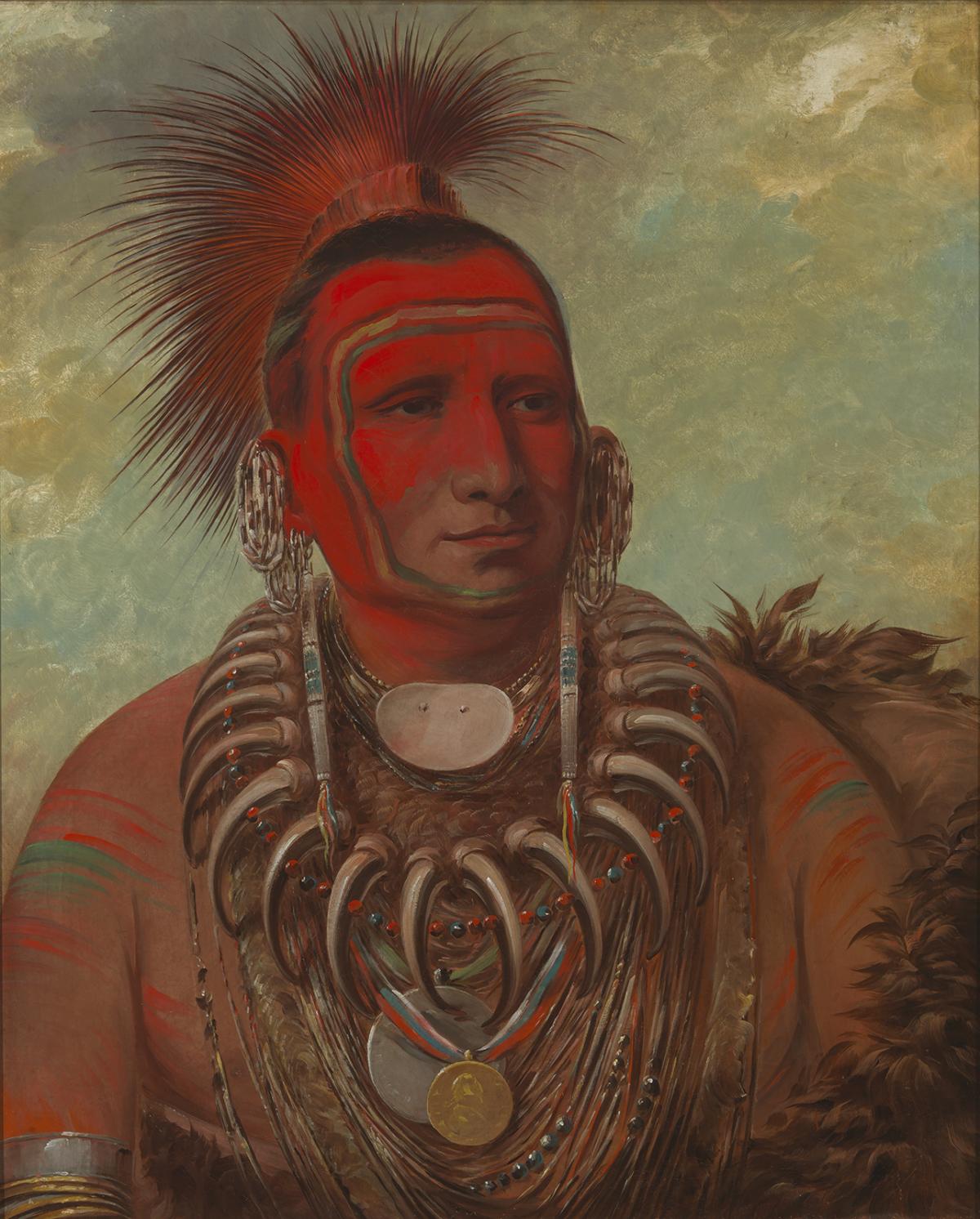 A portrait of a man
