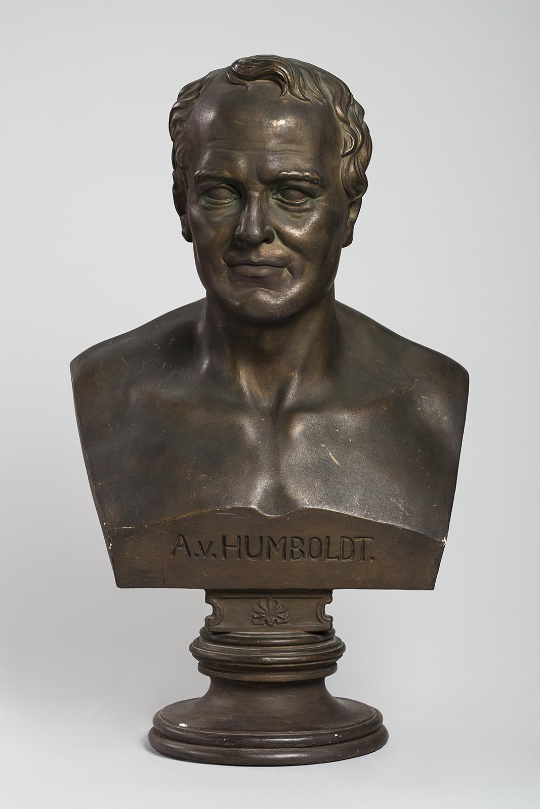 A bust of a man