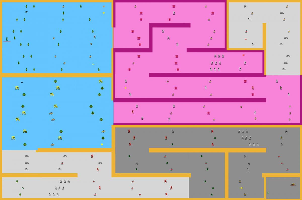Game map of video game "Halo 2006"