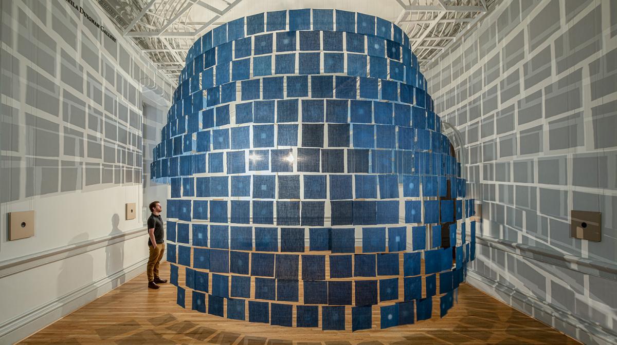An installation inside an art museum