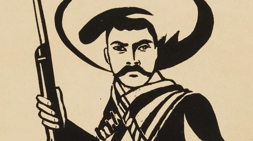Close up of a man in a sombrero