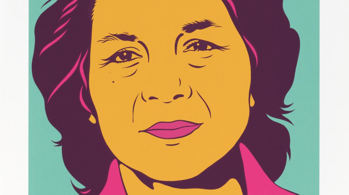 Close up of a woman's face