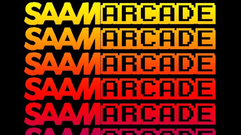"SAAM Arcade" Repeated five times