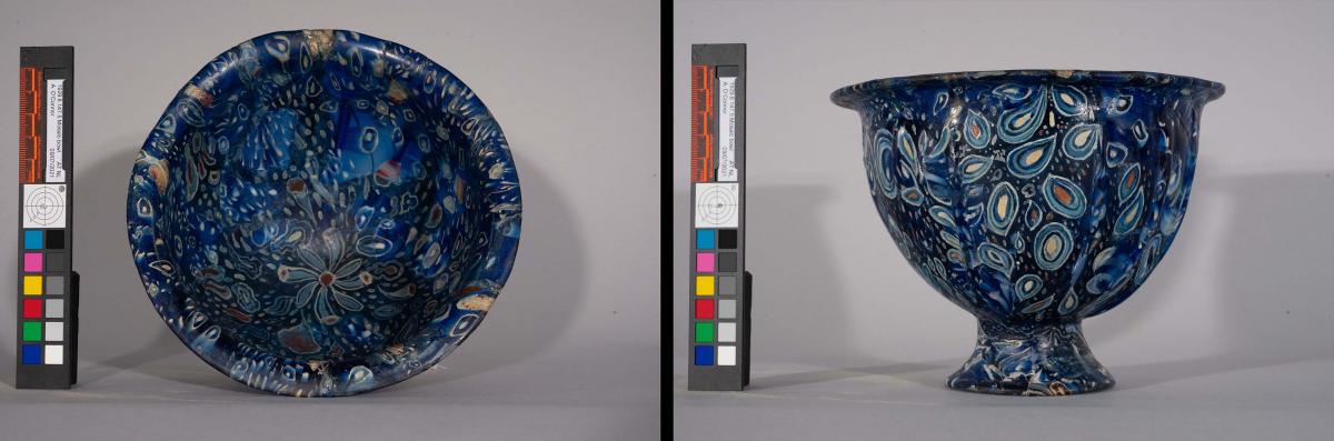 Bowl side by side showing repair