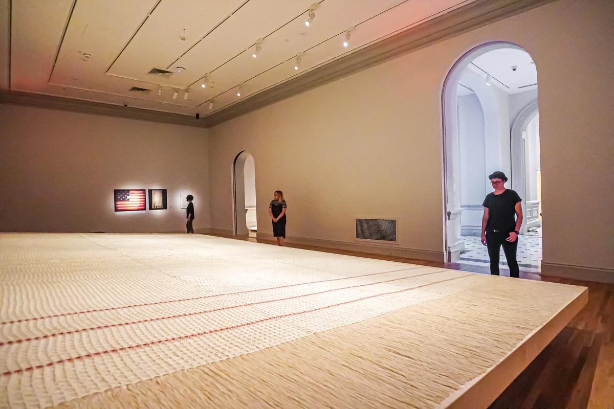 Large scale weaving
