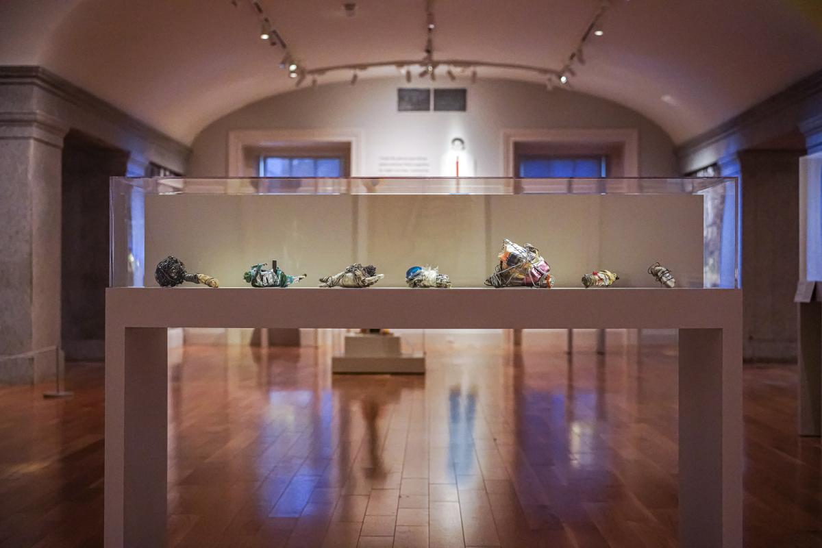 Wire-wrapped sculptures