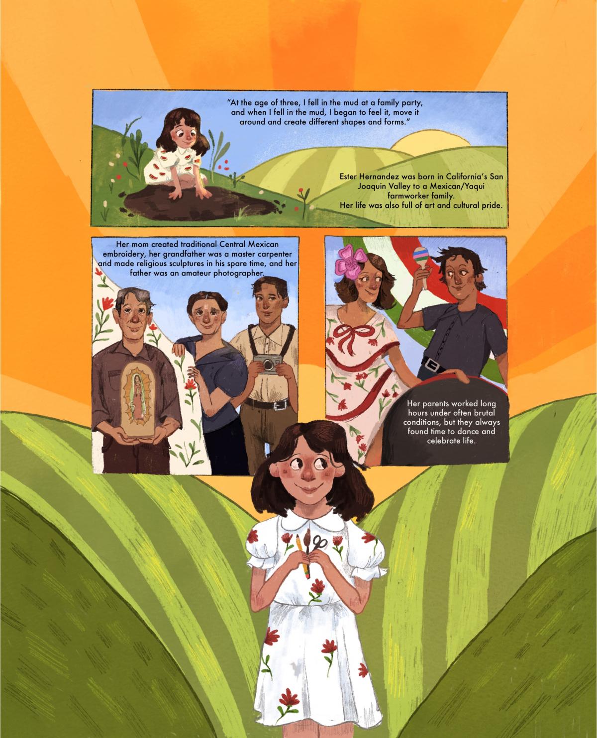 Ester Hernandez Comic - Page 1