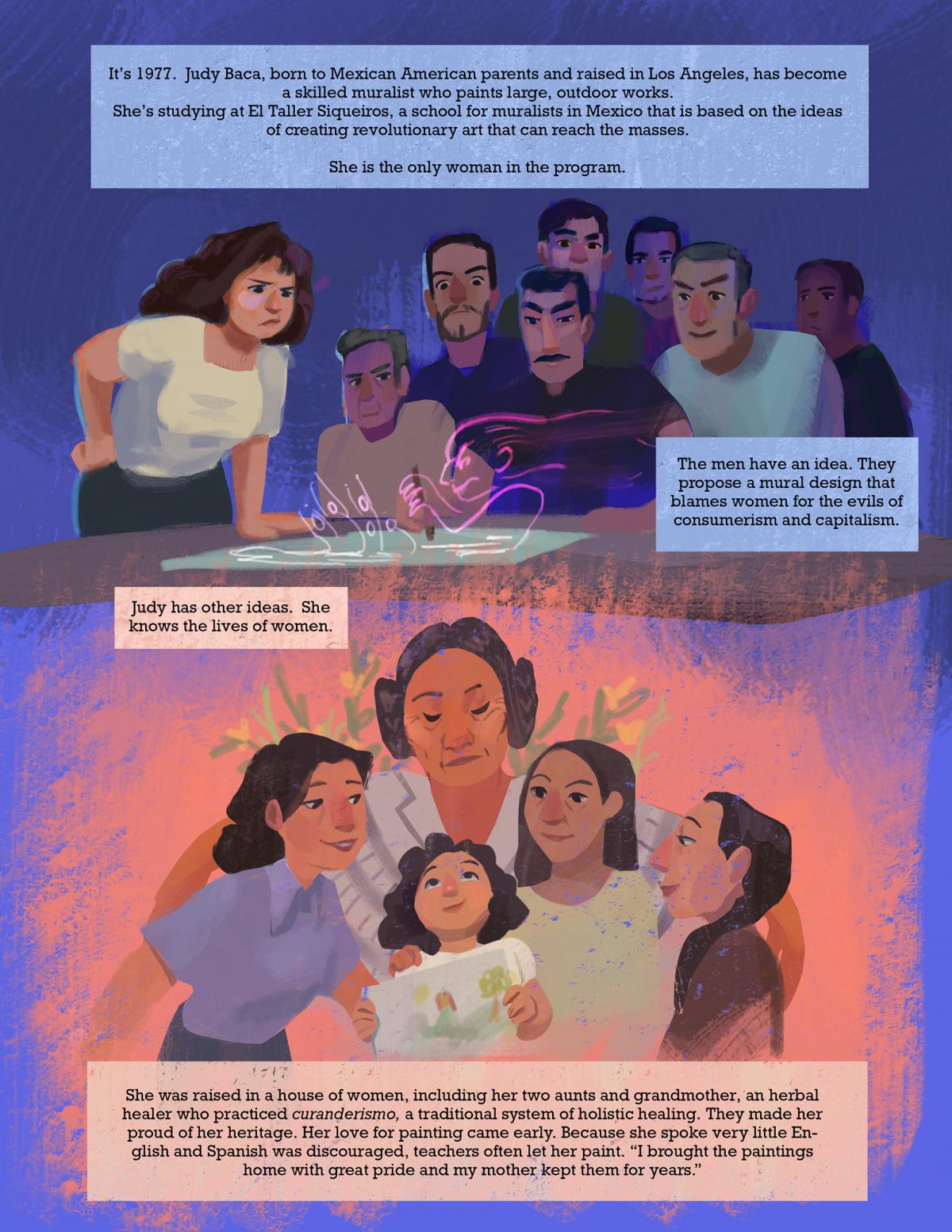 Judith Baca Comic - Page 1