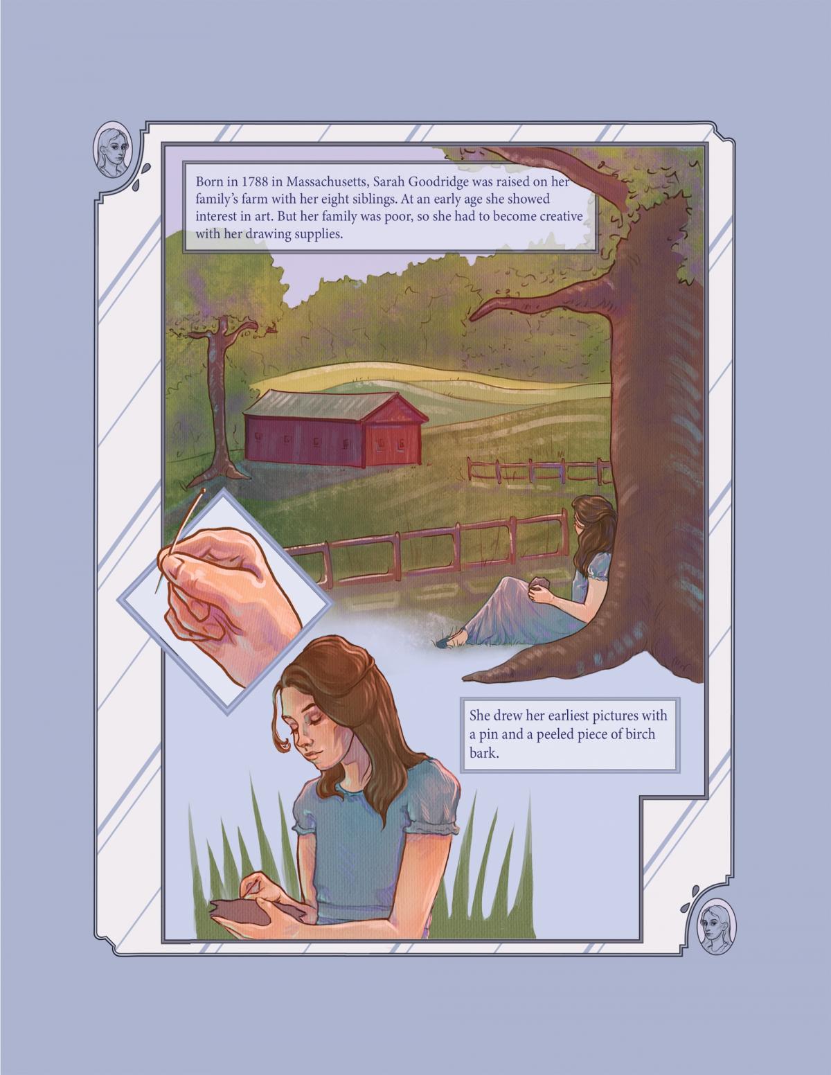 Sarah Goodridge Comic - Page 1