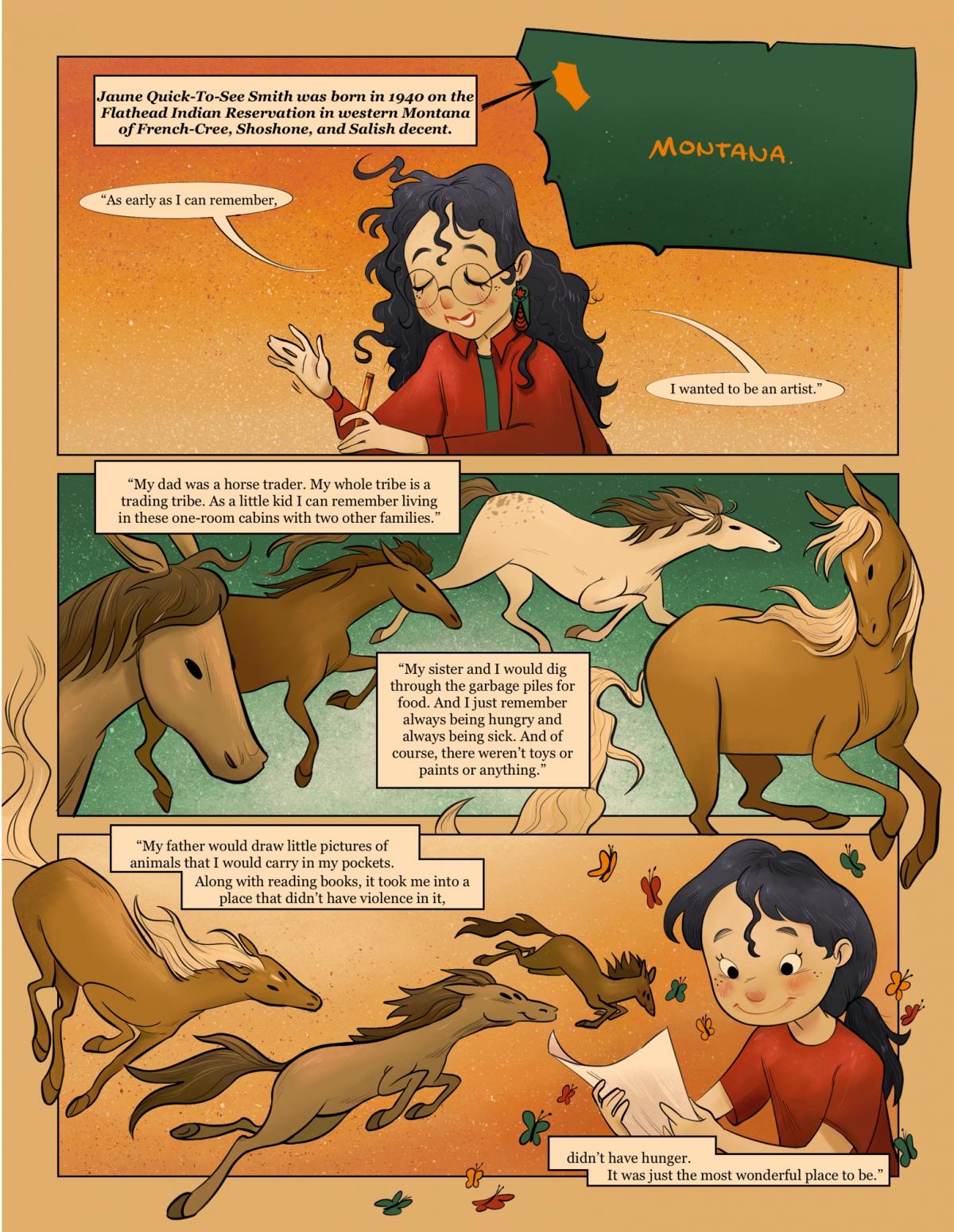Jaune Quick-To-See Smith Comic - Page 1