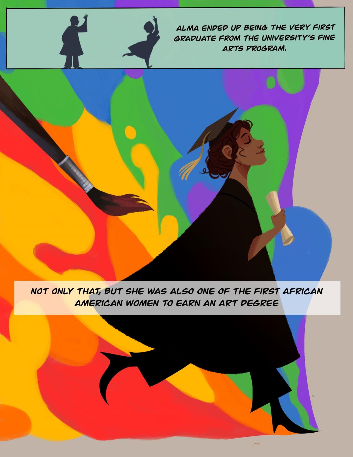Beneath the Holly Tree: A Comic About Alma Thomas, Page five