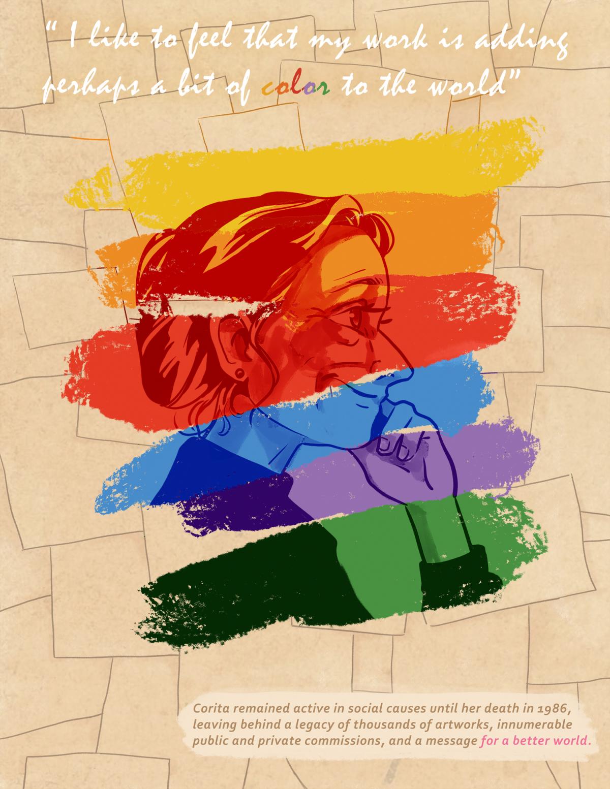 A Life in Color: A Comic About Corita Kent, page five
