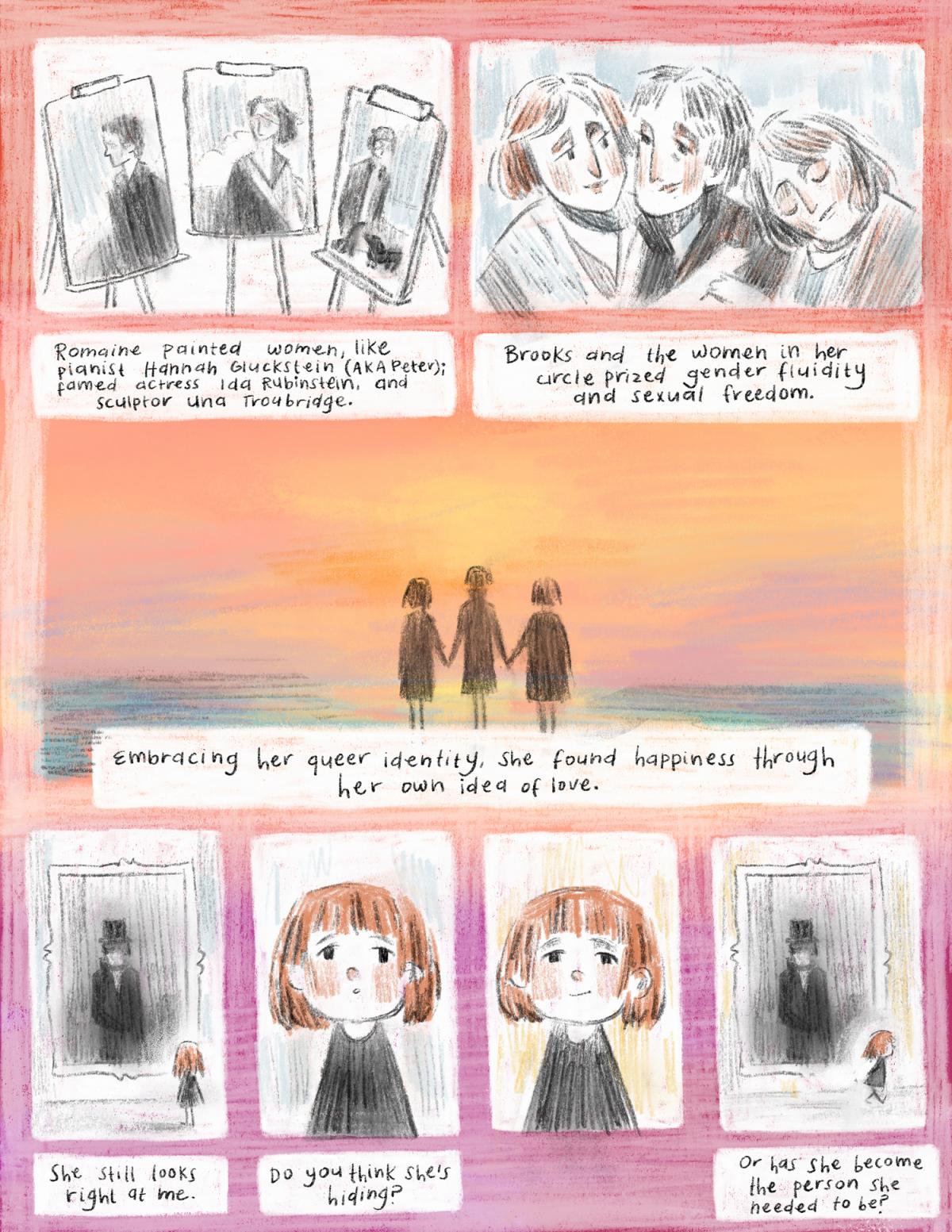 Do You Think I’m Hiding? A Comic About Romaine Brooks, page two