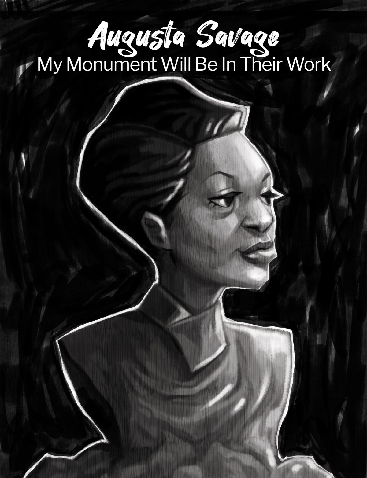 Augusta Savage Comic Cover