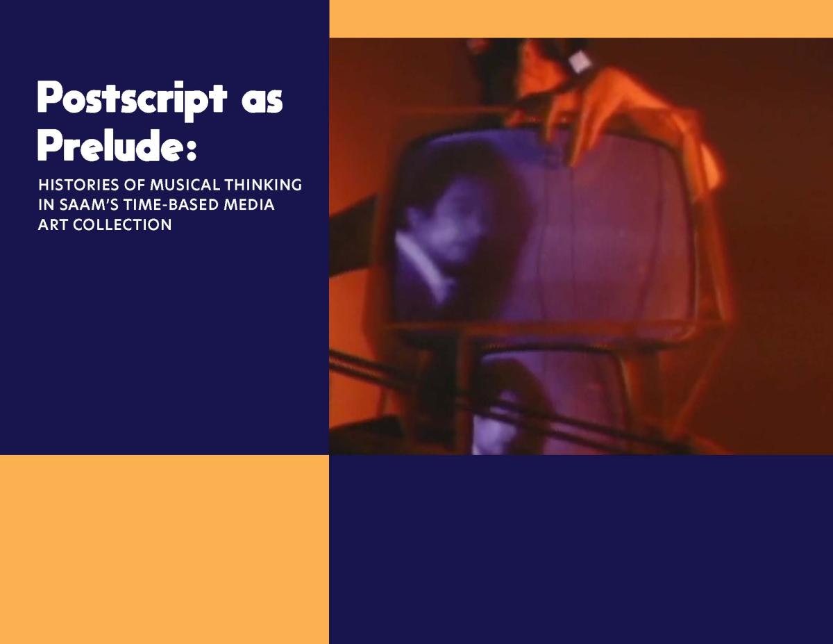 The cover of the publication Musical Thinking New Video Art & Sonic Strategies
