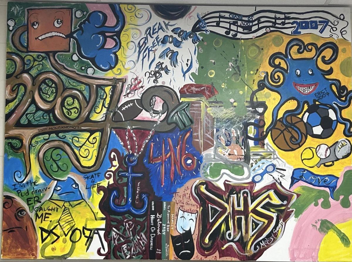 Colorful mural