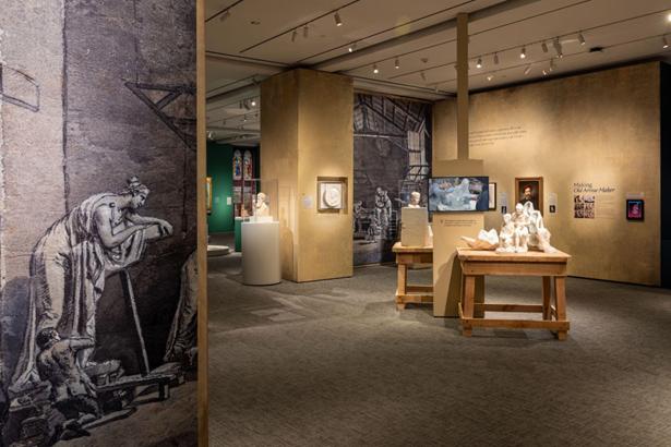View of Peabody Essex Museum exhibition.