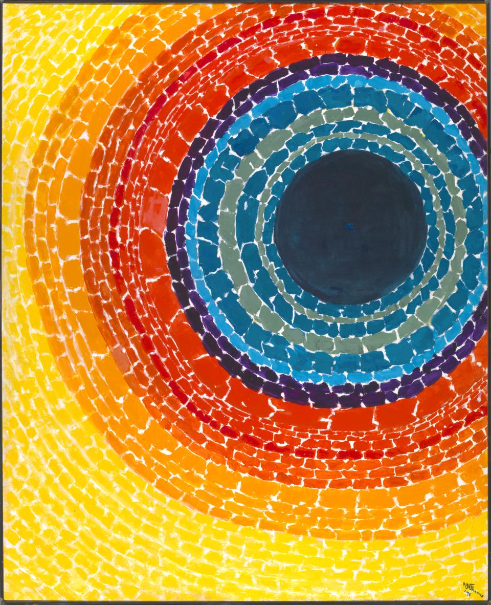 SAAM-1978.40.3_2.jpg Alma Thomas, The Eclipse, 1970, acrylic on canvas
