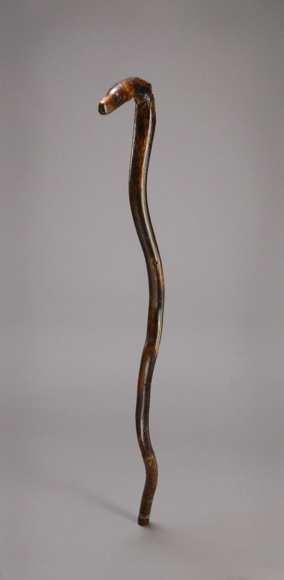 Cane with Dog-Headed Handle | Smithsonian American Art Museum