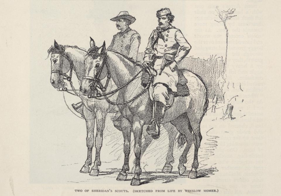 Two of Sheridan's Scouts, from The Century Magazine, November 1887 ...