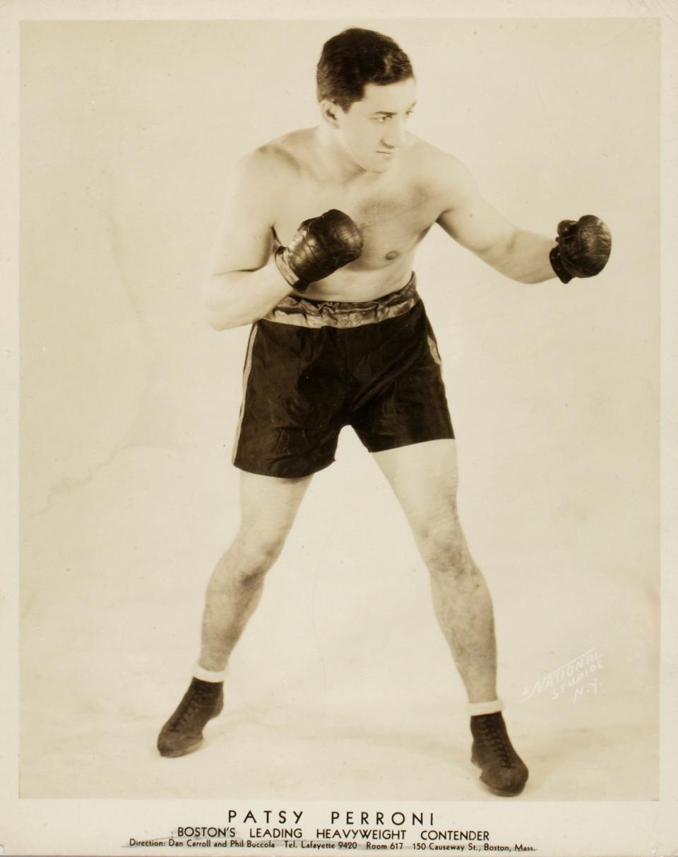 Patsy Perroni, full length portrait as boxer | Smithsonian American Art ...